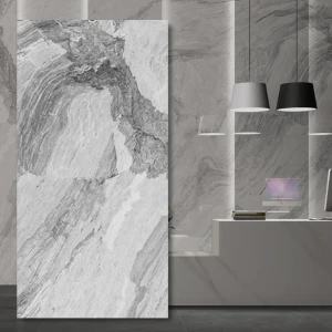 WPC-panel Grey Wave, glansig 280 x 112 x 0,8 cm