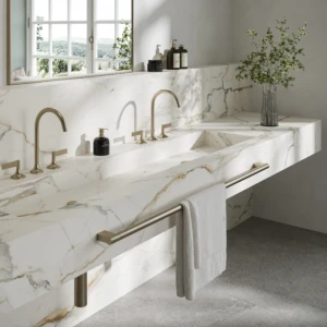 Spiek Kwarcowy TRI-D Passion White Soft 320x160x1,2 cm 5