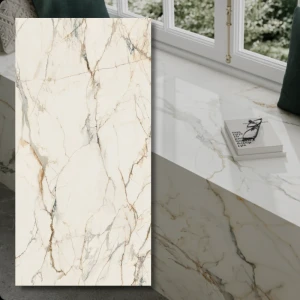 TRI-D Passion White Soft sintrad kvarts 320x160x1,2 cm