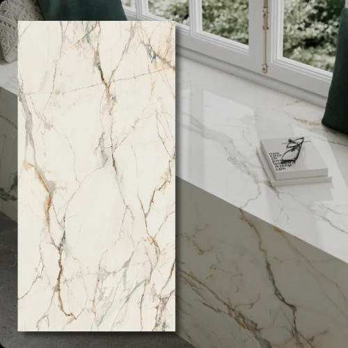 Spiek Kwarcowy TRI-D Passion White Soft 320x160x1,2 cm 1