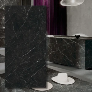 TRI-D Desire Black Soft sinterkvartsplatta 320x160x2 cm