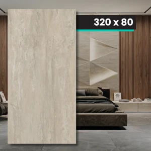 TRI-D Infinity Crema Soft sintrad kvarts 320x80x1,2 cm