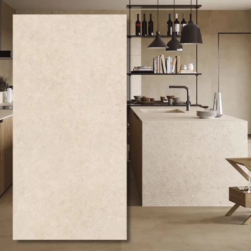 Spiek kwarcowy Boost Stone Ivory Hammered 320x160x0,6 cm