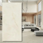 Marvel Onyx White – polerad sintrad kvartsplatta 320x160x0,6 cm