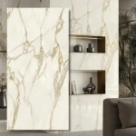 Sintrad kvarts Calacatta Gold Silk 324x162x1,2 cm