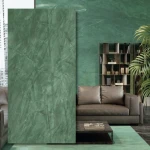 Sinterad kvarts Exotic Green, polerad 324x162x1,2 cm