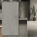 Boost Grey Hammered — sintrad kvartsplatta 324x162x1,2 cm
