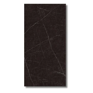 Spiek kwarcowy Nero Marquina Silk 320x160x0,6 cm