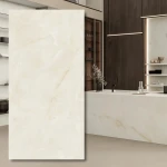Onyx White – polerad sintrad kvartsplatta 324x162x1,2 cm