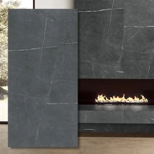 Soapstone Dark Hamrad sintrad kvarts 324x162x2 cm