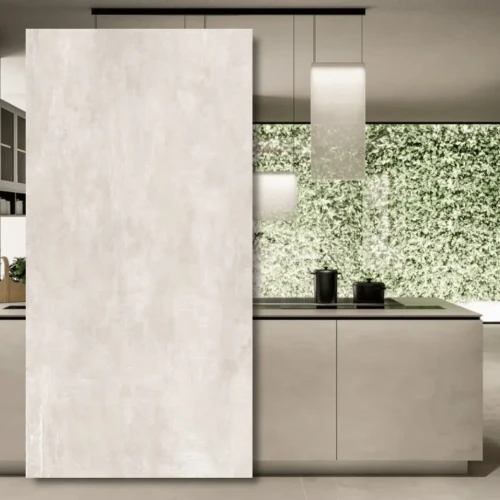 Spiek kwarcowy Boost White Hammered 324x162x1,2 cm