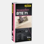 BTE 71 Vit elastisk kakel- och stenlim (Trass)