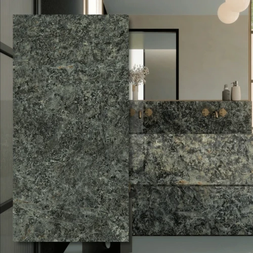 Spiek kwarcowy Grande Marazzi Quarzo Bluegrey Matt 320x160x0,6 cm