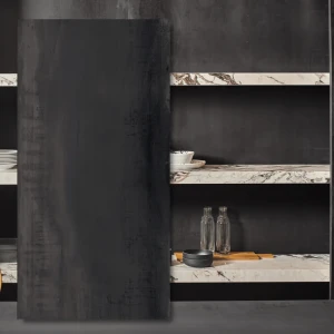 Sinterad kvartsplatta The Top Marazzi Iron Dark 12 mm 162x324 cm