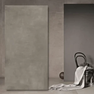 Marazzi The Top Crete – sintrad kvartsplatta 324x162 cm, 12 mm, betonggrå