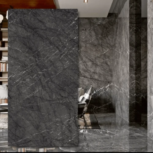 Spiek kwarcowy 12mm The Top Marazzi Grigio Carnico Lux 162x324 cm