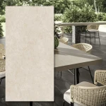 Cream Prestige Silk 12 mm – storformat porslinsskiva 324×162 cm (Atlas Plan)