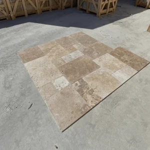 Trawertyn Noce French Pattern 12mm 1kpl= 0,742m2 | Komplet Rzymski