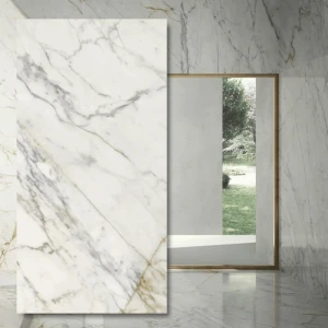 Spiek kwarcowy 6 mm Grande Marazzi Golden White Matt 278x120x0,6 cm