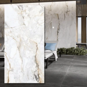 Pisa Golden White Lux — Calacatta Oro 260x120x0,6 cm