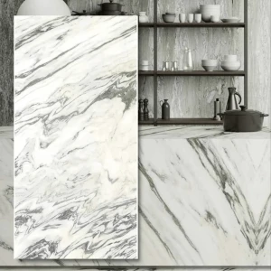 Spiek kwarcowy Grande Marazzi Bianco Arni Lux 320x160x0,6 cm