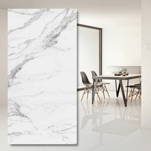 Spiek kwarcowy 6 mm Grande Marazzi Statuario Matt 240x120x 0,6 cm