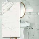 Marazzi Statuario Lux sintrad kvartsplatta 12 mm 324x162 cm