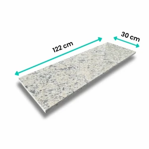 Parapet granitowy polerowany Icarai 122x30x2 cm