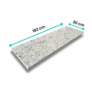 Parapet granitowy polerowany Icarai 182x30x2 cm