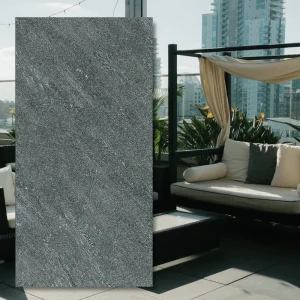Terrassplatta Quartz Stone Superblack 60x60 cm (20 mm)