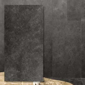 Silk Stone Black Chiffon 60x60 cm – matt porslinsklinker 6 mm