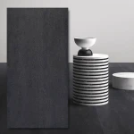 Neo Black klinker 60x30 cm, 0,8 cm – matt svart