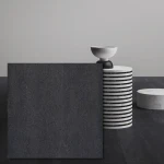 Neo Black Klinker 60x60 cm, 0,8 cm – Matt svart