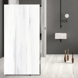 Gres Marble Lab Bianco Striato Matt 60x30 cm, 0,8 cm