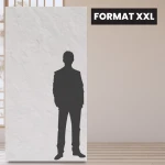 Stenfanér White Quartz Marble 122x280x0,2 cm