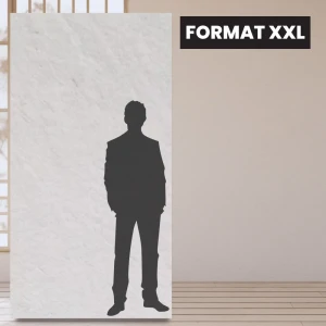 Fornir kamienny White Quartz Marble 122x280x0,2 cm