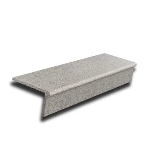 Zestaw Stopnica - Stopień + Podstopień Granitowy Bullnose G682 120x35x2 / 120x15x2