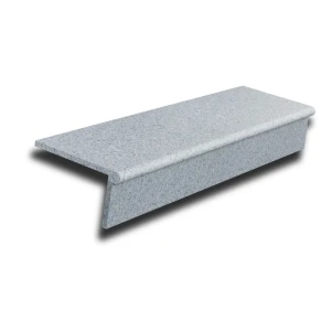 Zestaw Stopnica - Stopień Płomieniowany + Podstopień Granitowy G603 Bullnose 100x35x2 / 100x15x2