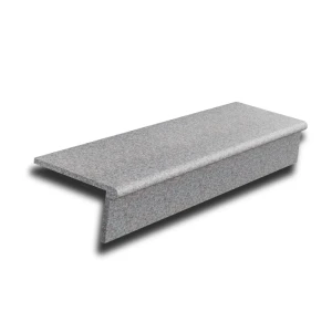 Zestaw Stopnica - Stopień + Podstopień Granitowy G664 120x35x2 / 120x15x2 Bullnose