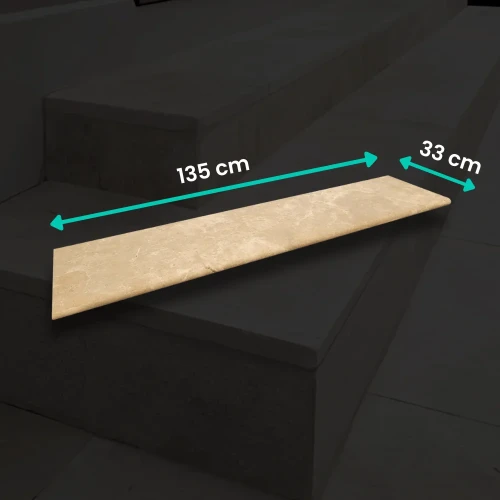 Trawertyn Parapet / Stopnica kamienna Classic Mix 135x33x2