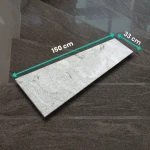 Granittrappsteg Chinese Juparana Grey, flammad 150×33×2 cm – kanter polerade (3 sidor)
