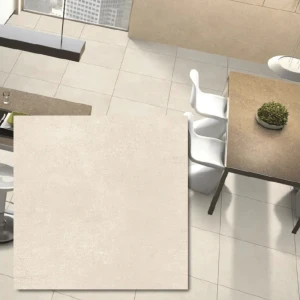 Cement Beige – matt glaserad gres 60x60x0,8 cm