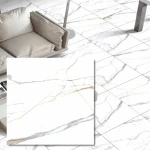 Gres Marble Grey Gold 60x60 cm, satinmatt 8 mm
