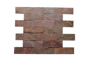 Kamień elewacyjny-dekoracyjny kwarcytowy Copper 7x50 cm PRZEDSPRZEDAŻ!
