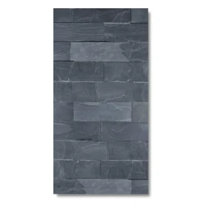 Kamień elewacyjny-dekoracyjny kwarcytowy Black Slate 7x50 cm PRZEDSPRZEDAŻ!