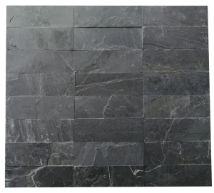 Kamień elewacyjny-dekoracyjny kwarcytowy Black Slate 7x50 cm PRZEDSPRZEDAŻ!