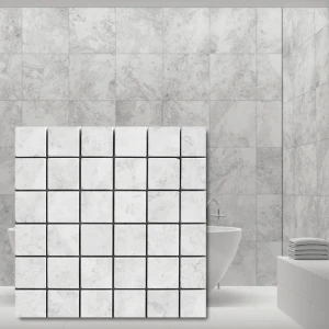 Marmor Royal White Mosaik 30,5x30,5x1 cm
