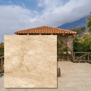 City Quartz Beige Mega 60x60x2 cm – Terrassplatta i gres 2 cm