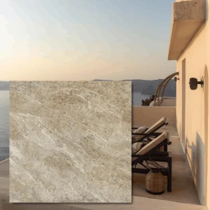 Terrassplatta City Quartz Taupe Mega 60x60x2 cm