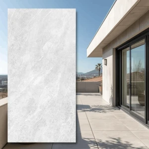 City Quartz Silver Mega 60x120x2 cm – 2 cm uteplatta i greskeramik